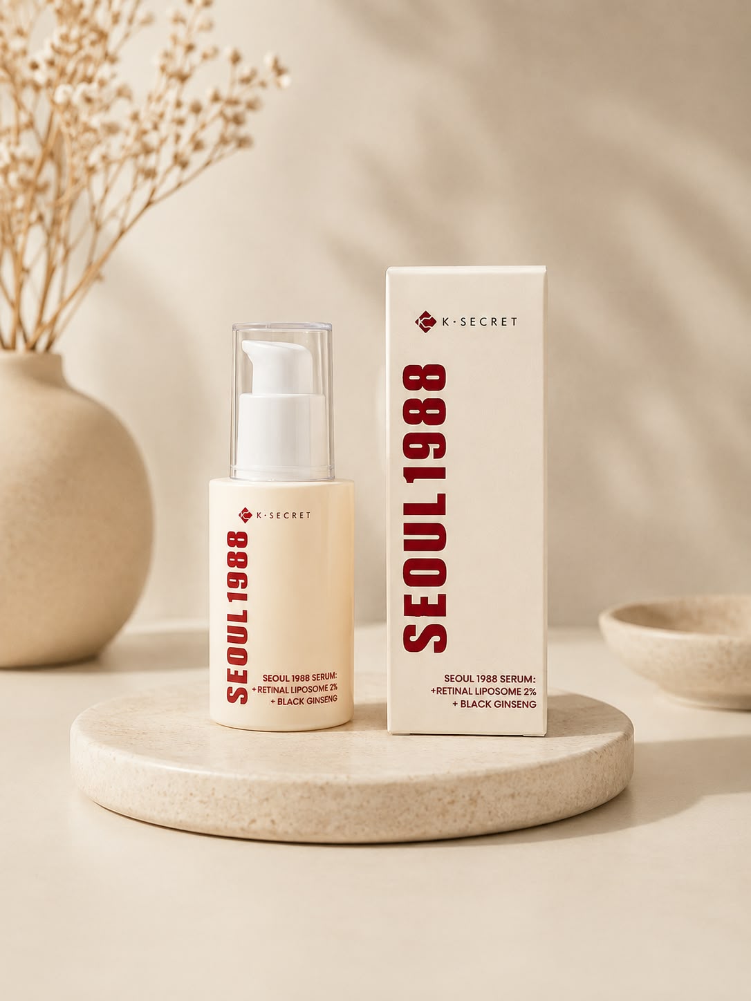 K-SECRET SEOUL 1988 Serum Retinal Liposome 2% + Black Ginseng 30ml