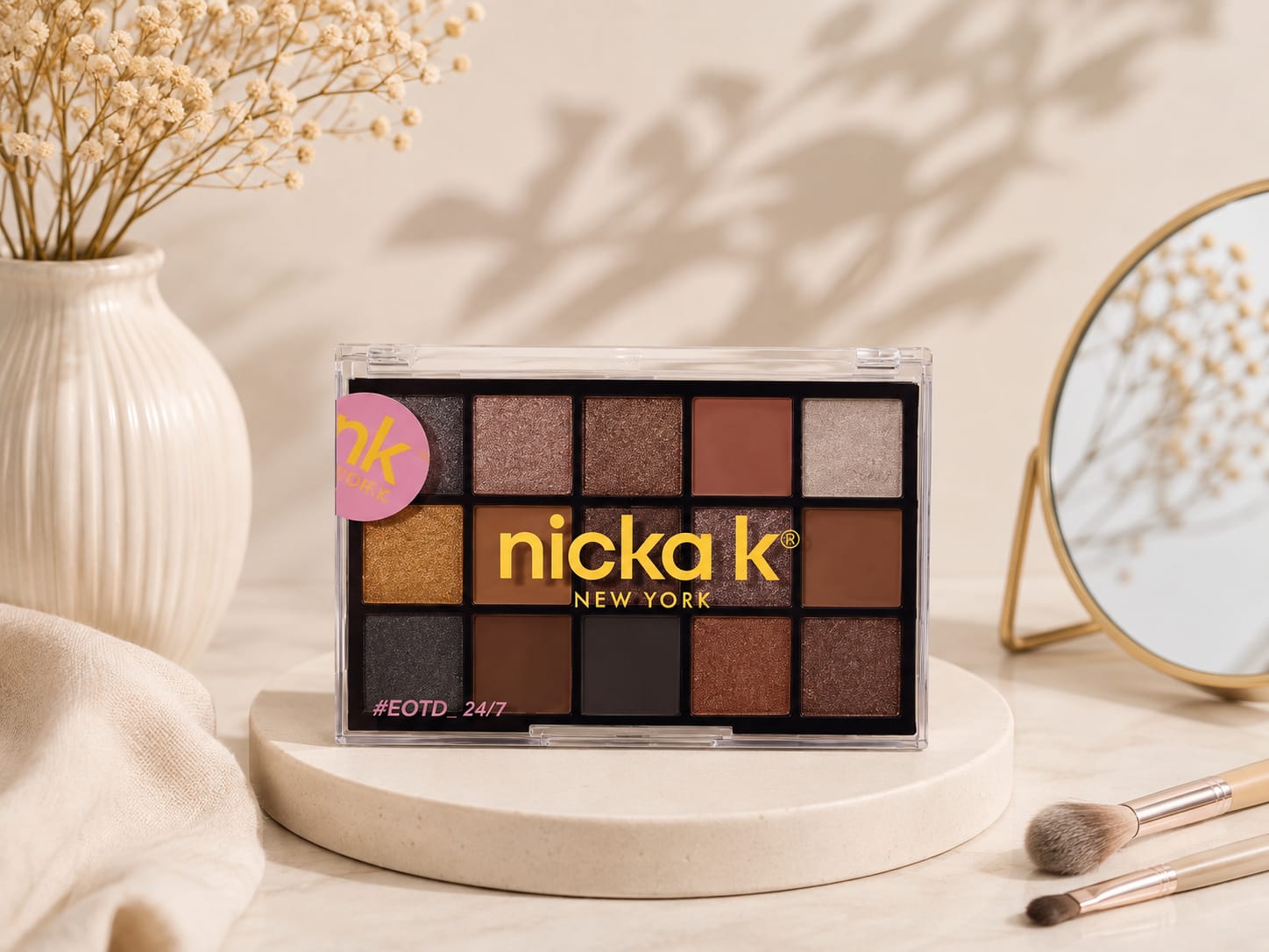 Nicka K 15 Color Palette EOTD 24/7
